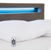 Polsterbett LASHIO mit LED Beleuchtung im Kopfteil 120x200 Produktbild-Vorschau 3