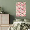 MuchoWow® Wandteppich Wandbehang Blumen - Rosa - Muster Produktbild-Vorschau 4