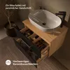 Planetmöbel LUX Badmöbel-Set Waschtisch mit Unterschrank 70 Produktbild-Vorschau 5