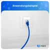 Presa di rete hb-digital a 1 porta con 1 modulo Keystone Anteprima dell’immagine prodotto 7