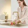 Wasserhahn Küche Hoher Auslauf L-Form, 360° Drehbar Produktbild-Vorschau 8