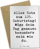 Mr. & Mrs. Panda neujahrskarte Spruch 105. Geburtstag - Produktbild-Vorschau 1
