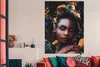 MuchoWow® Poster Frauen - Blumen - Farbe 120x180 cm - Produktbild-Vorschau 3