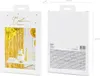 Złota kurtyna dekoracyjna na imprezę 90x250 cm Produktbild-Vorschau 5