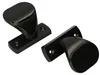 KOTARBAU® Set di 2 pomelli 65 mm neri con piastra corta per Anteprima dell’immagine prodotto 3