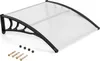 COSTWAY Overkapping voor voordeur, 102x99cm, overkapping Productafbeelding-voorbeeld 1