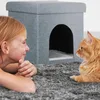 Relaxdays Katzenhöhle, Rückzugsort für Katzen und kleine Produktbild-Vorschau 3