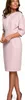 A woman wearing a pink dress, shown from the waist down. Produktbild-Vorschau