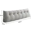 180cm Keilkissen Bett Großes Rückenkissen Bett Lesekissen Produktbild-Vorschau 6