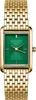 ROSEFIELD Damenuhr Heirloom Smaragd-GrŸn Gold eckig Produktbild-Vorschau 1