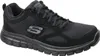 A black Skechers sneaker is shown from the side against a white background. Anteprima dell’immagine prodotto