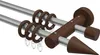 Interdeco Gardinenstange / Vorhangstange Silbergrau / Produktbild-Vorschau 1