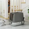 PawHut Edelstahl Katzentoilette, geschlossen, mit Produktbild-Vorschau 9