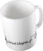 Huuraa Kaffeetasse West Virginia Geschenk Tasse Weiß 330ml Produktbild-Vorschau 1