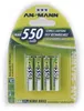 Ansmann Blister 4 X Accu, AAA, 550 mAh, AAA / HR03, Podgląd zdjęcia produktu 7
