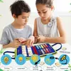 Aktivitätsbrett Für Kleinkinder 1 Stück, Blau, Montessori Produktbild-Vorschau 4