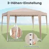 Hexagonaler Pavillon, 400 x 348 cm Pop-up Faltpavillon mit Produktbild-Vorschau 5