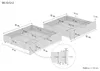 Bettkasten-Set für Betten 80x190cm Staukasten- 2-teilig - Produktbild-Vorschau 3