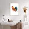 Gerahmtes Poster - Rahmen in heller Eiche - Hahn Produktbild-Vorschau 6