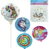 4x Folienballon Einhorn Selbstaufblasend Stab Partyballon Produktbild-Vorschau 1