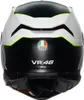 Přilba AGV K7 Super 46, bílá/černá/žlutá, M (57/58) Náhled obrázku produktu 6