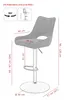 Hela Tische, 2er Set Barhocker Rockport, Webstoff Produktbild-Vorschau 6