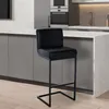 CLP Barhocker Hopewell Kunstleder Freischwinger mit Produktbild-Vorschau 3