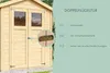 Karibu Gartenhaus Gerätehaus Dahme 2 naturbelassen Produktbild-Vorschau 8