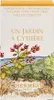 The image shows the front of a perfume box with an illustration of a garden scene. Náhled obrázku produktu