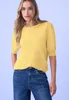 Street One Kurzarm-Pullover 'Pullover in Unifarbe', Produktbild-Vorschau 3
