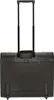 The back view of a black rolling briefcase. Voir les images du produit