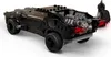 A black LEGO Batmobile with a Batman minifigure behind it, shown from a rear-diagonal angle on a white background. Náhled obrázku produktu