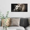 DEQORI Hybrid Leinwand Bild 60x30 cm 'Zarte Wildheit' Produktbild-Vorschau 3