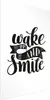 Posterpapier Poster - Wake Up and Smile 21x30 cm Text Produktbild-Vorschau 1