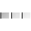 Three LED light pads are displayed side-by-side against a white background. Náhled obrázku produktu