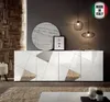 Sideboard mit 4 Türen - Weiß lackiert - CANTIANO Produktbild-Vorschau 18