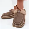 Damen Gefüttert Slippers Isoliert Hausschuhe Slip On Produktbild-Vorschau 2