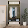 vidaXL Armadio rovere Sonoma 100x50x200 cm materiale a base Anteprima dell’immagine prodotto 10