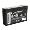 A black rechargeable battery is shown against a white background. Produktbild-Vorschau