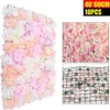 10 Stück künstliche Blumenwand Rosenwand  Hintergrund Produktbild-Vorschau 2