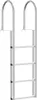 vidaXL scala da banchina a 4 gradini argento 45 ×11,5 ×162 Anteprima dell’immagine prodotto 1