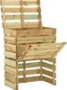 vidaXL Compostiera a doghe 80x50x100 cm in legno di pino Anteprima dell’immagine prodotto 6