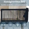 Zestaw mebli ogrodowych – beżowo-czarny – stal ocynkowana i Podgląd zdjęcia produktu 8