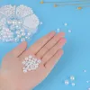 Jeu de perles en plastique, perles blanches, pour la Voir les images du produit 5