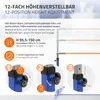 Drążek gimnastyczny poziomy Hauki, niebieski, składany Podgląd zdjęcia produktu 4