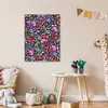 MuchoWow® Poster Blumen - Farben - Muster 60x80 cm - Produktbild-Vorschau 7