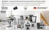 A collection of kitchen appliances displayed in a studio setting with a blurred background of a kitchen. Voir les images du produit