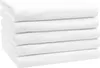 5er Set Duschtücher, 70x140 cm, 100% Baumwolle, weiß Produktbild-Vorschau 1