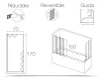 Box sopravasca Galassia 70x170 cm in PVC a soffietto Anteprima dell’immagine prodotto 4