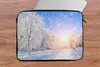 MuchoWow® Laptop Hülle 14 ZollSchnee - Sonne - Winter Produktbild-Vorschau 5